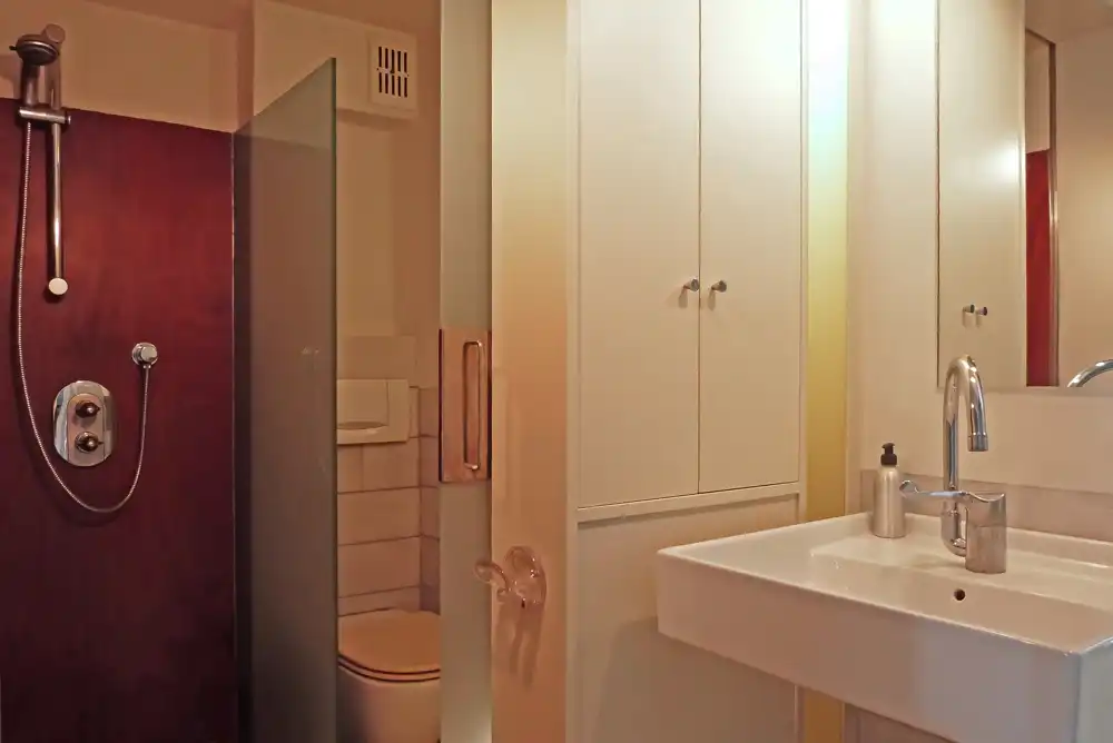 Baño de Casa adosada en venta en Alicante / Alacant con Aire acondicionado, Jardín privado y Terraza