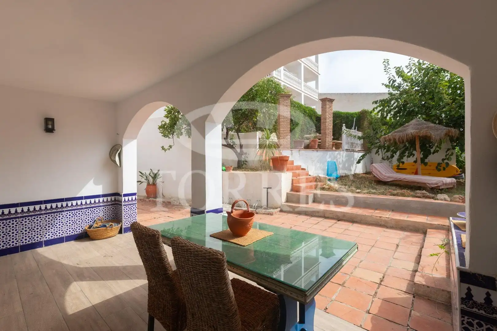 Terrasse von Wohnung zur untervermieten in Vélez-Málaga mit Klimaanlage, Privatgarten und Terrasse