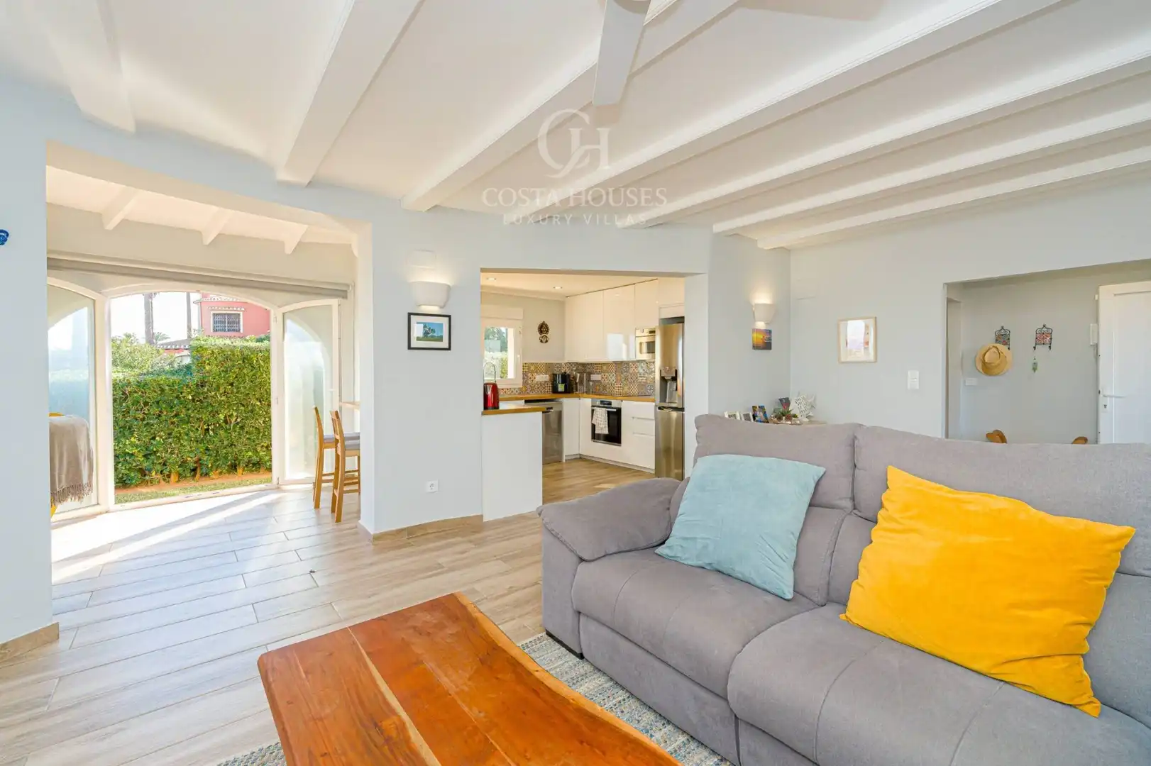 Sala d'estar de Casa o xalet en venda en Els Poblets amb Aire condicionat, Calefacció i Jardí privat
