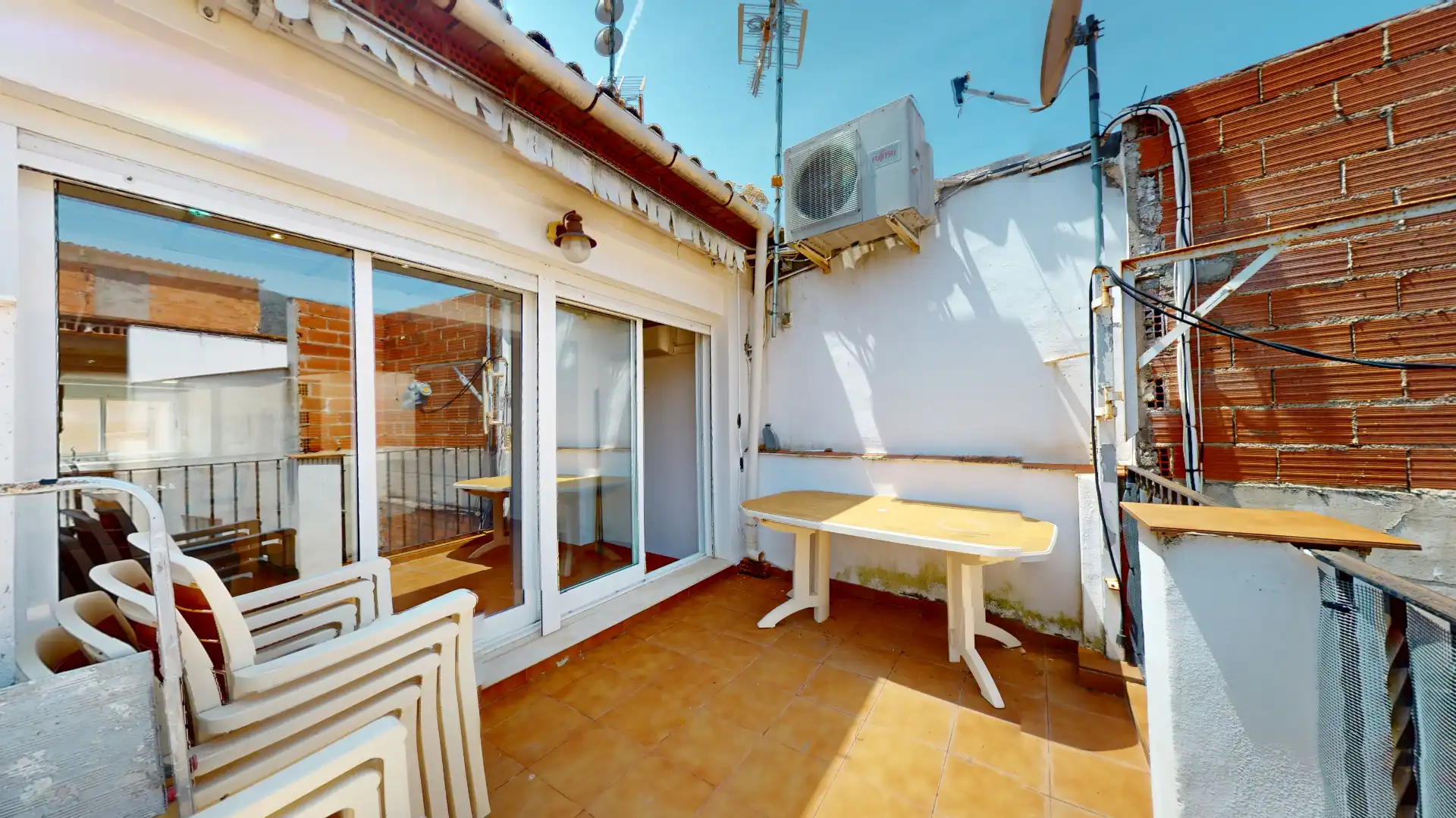 Terraza de Casa adosada en venta en L'Orxa / Lorcha con Aire acondicionado, Terraza y Trastero