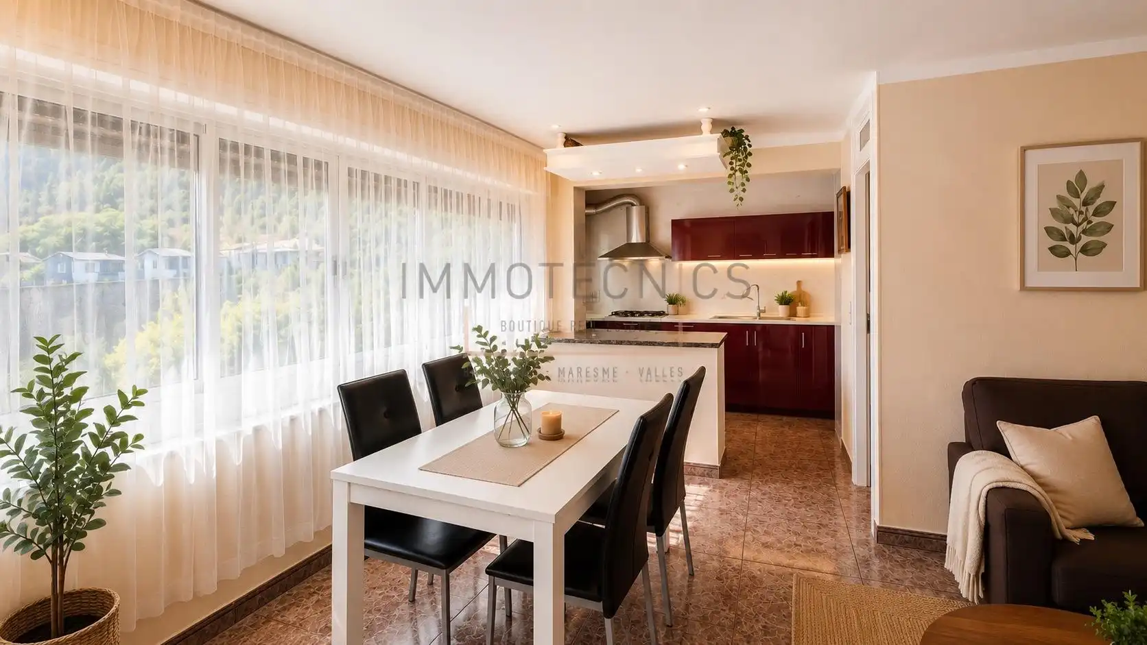 Kitchen of Apartments for sale in Calella  with Furnished and Balcony
