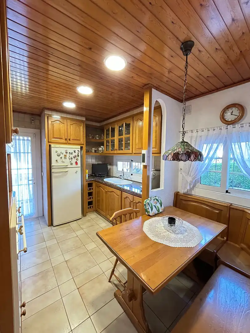 Cocina de Casa o chalet en venta en Santa Coloma de Farners con Calefacción, Jardín privado y Terraza