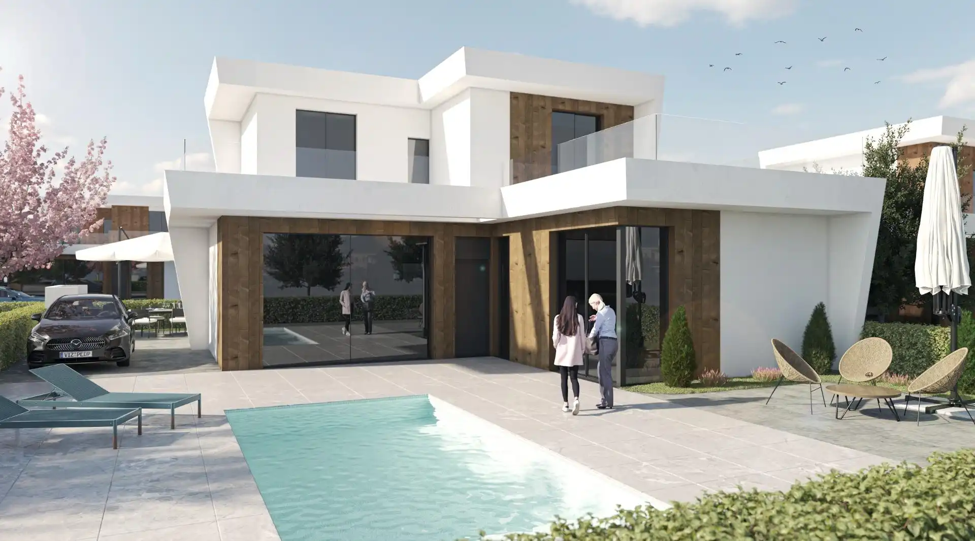 Chalet con piscina en venta en Campo de Murcia
