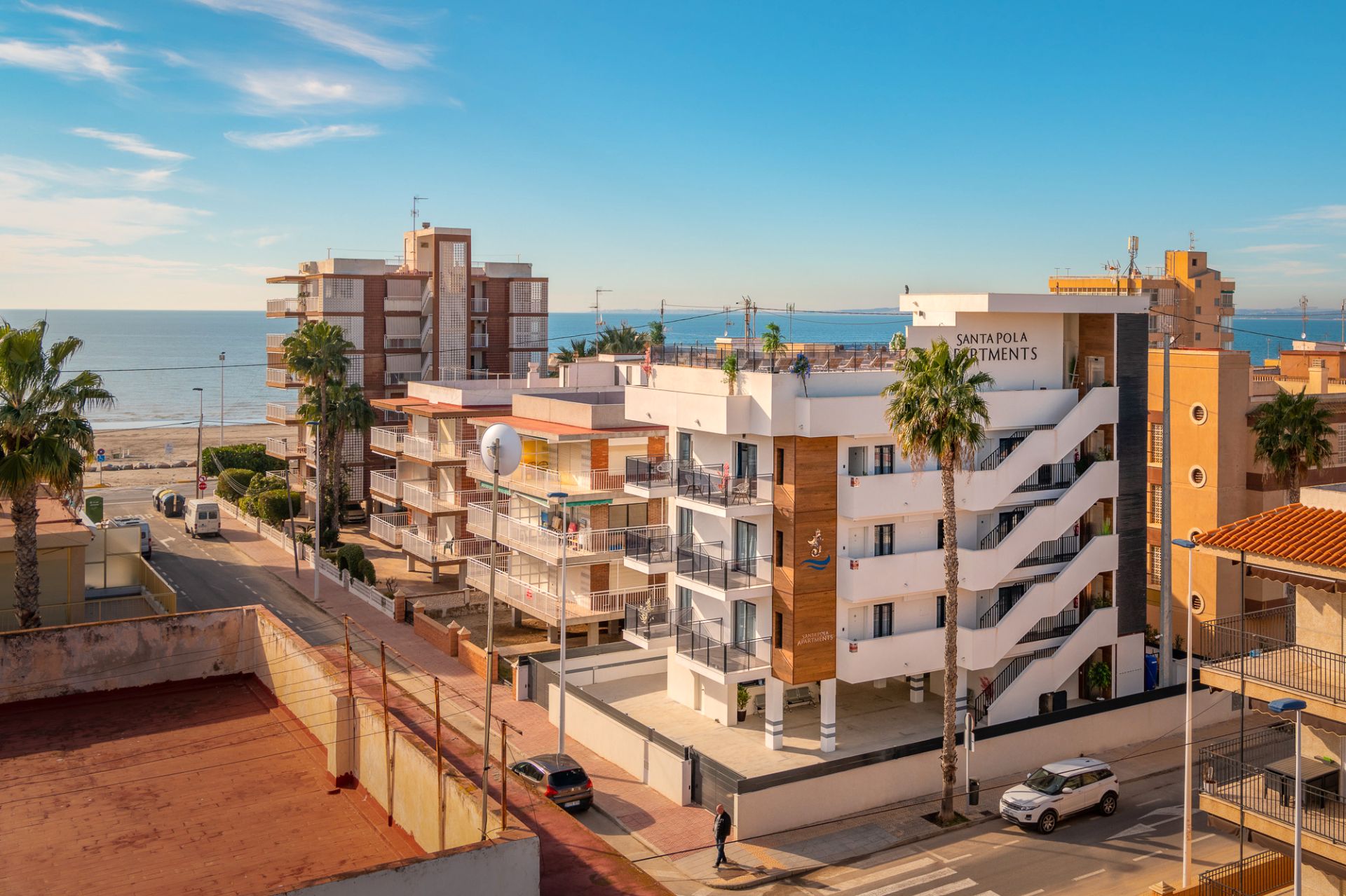 Vista exterior de Edifici en venda en Santa Pola amb Alarma i Piscina comunitària