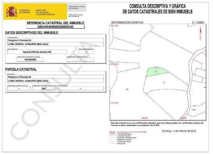 Finca rústica en venta en Periana