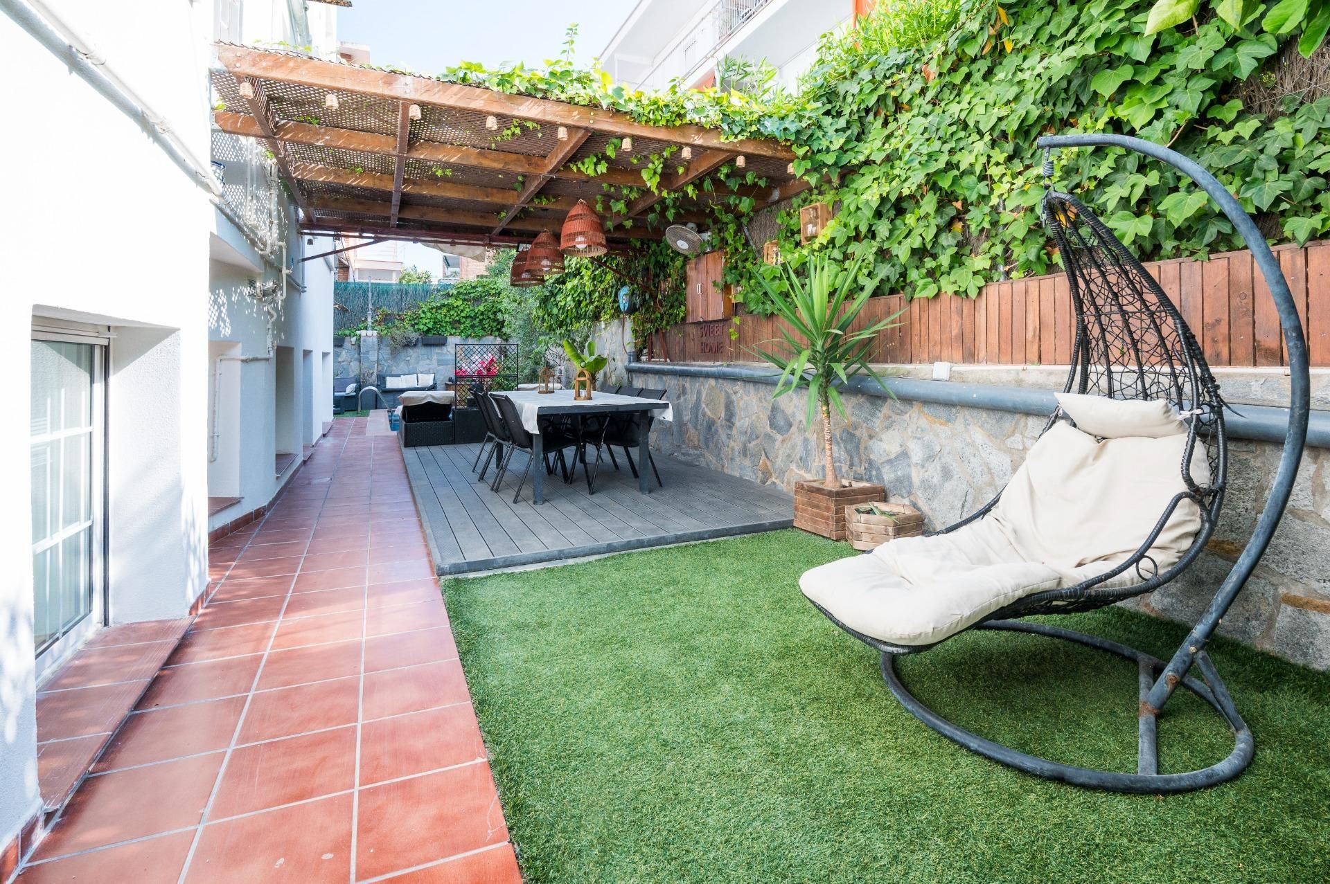 Terrace of Flat for sale in Sitges  with Heating, Private garden and Terrace