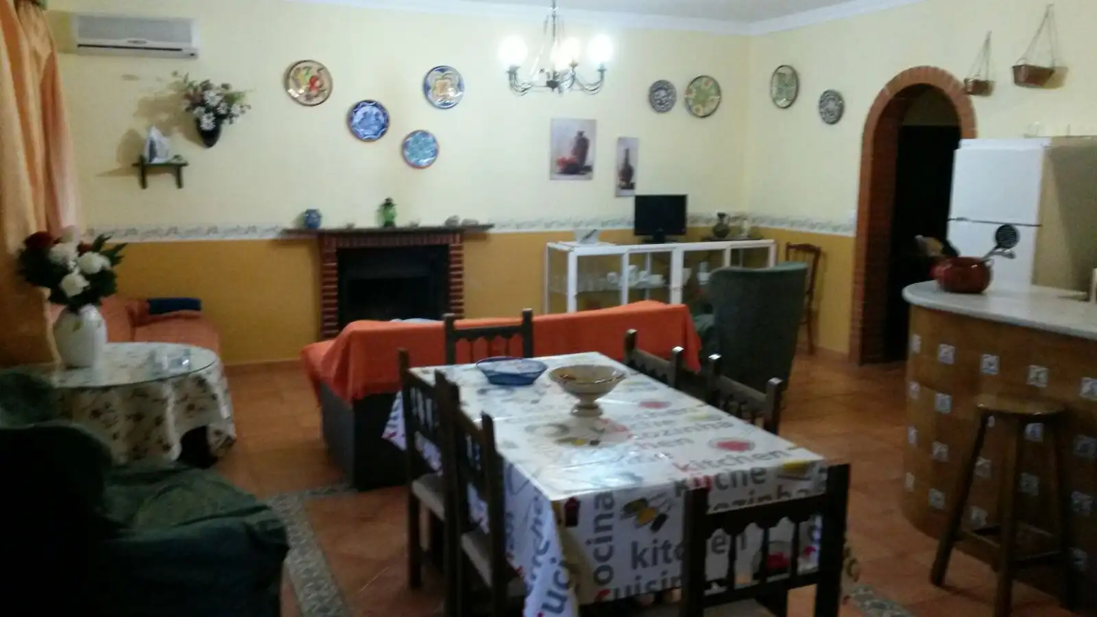 Dining room of Houses for sale in Ubrique  with Furnished