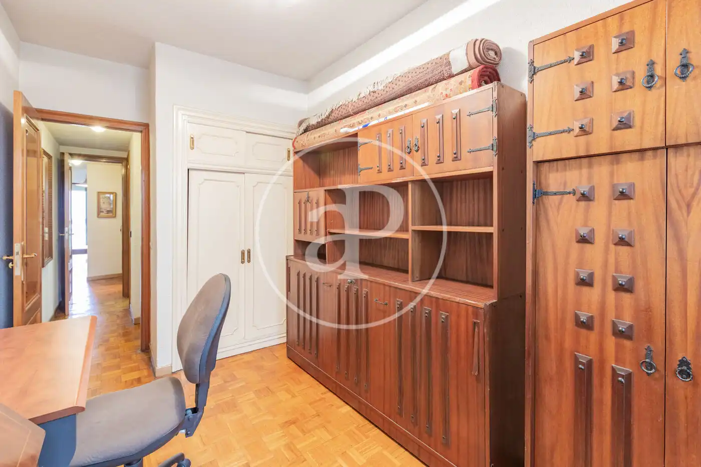 Schlafzimmer von Wohnung zum Verkauf in Madrid mit Klimaanlage, Heizung und Privatgarten