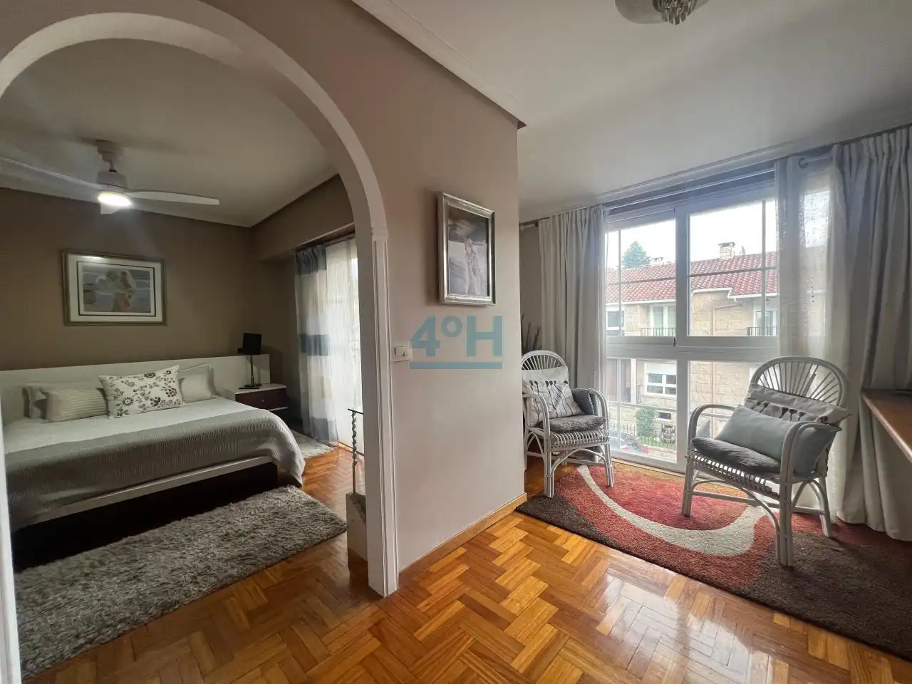 Habitación de Casa adosada en venta en Ourense Capital  con Calefacción, Jardín privado y Parquet