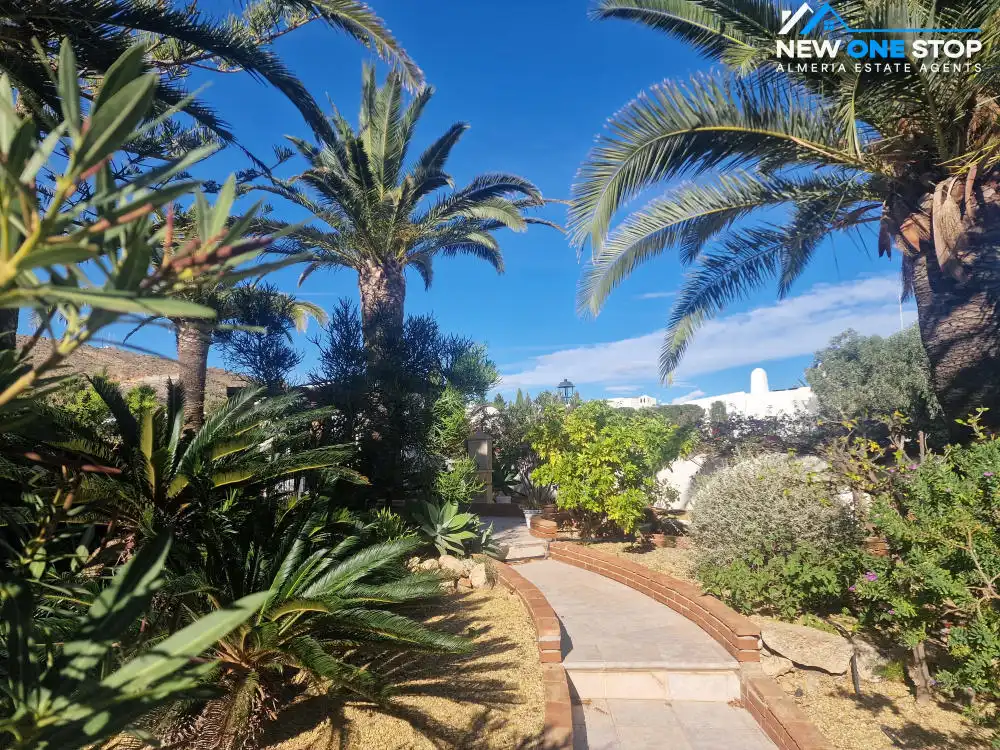 Jardín de Casa o chalet en venta en Mojácar con Aire acondicionado, Calefacción y Jardín privado