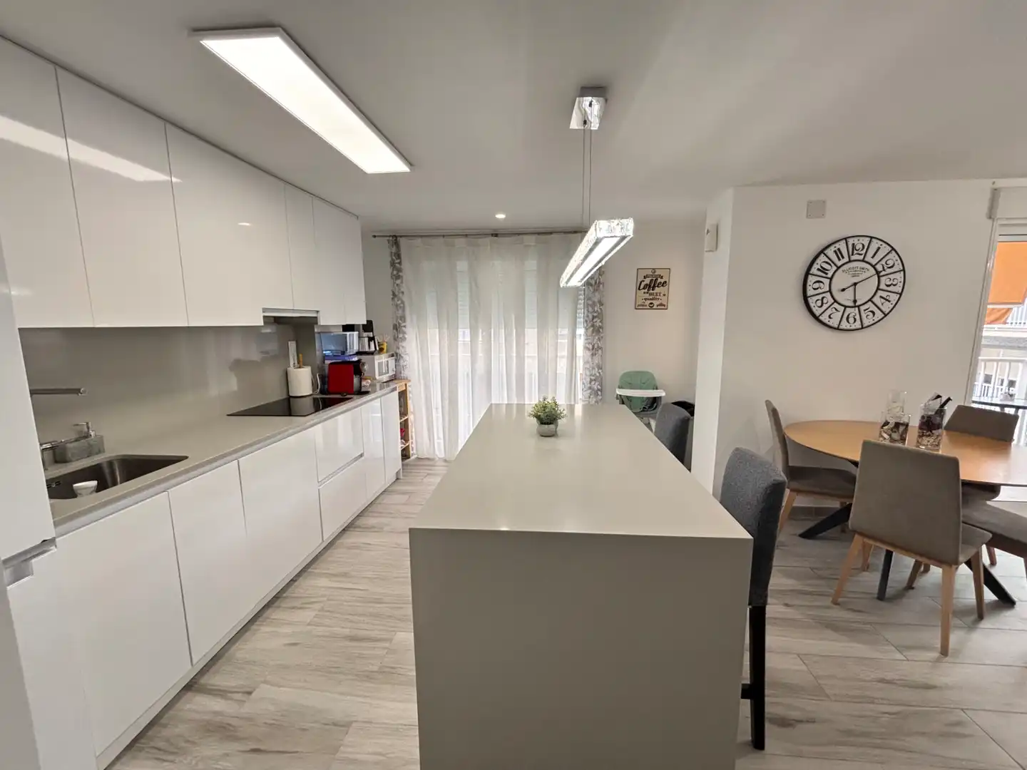 Küche von Wohnung zum Verkauf in Santa Pola mit Terrasse, Möbliert und Balkon