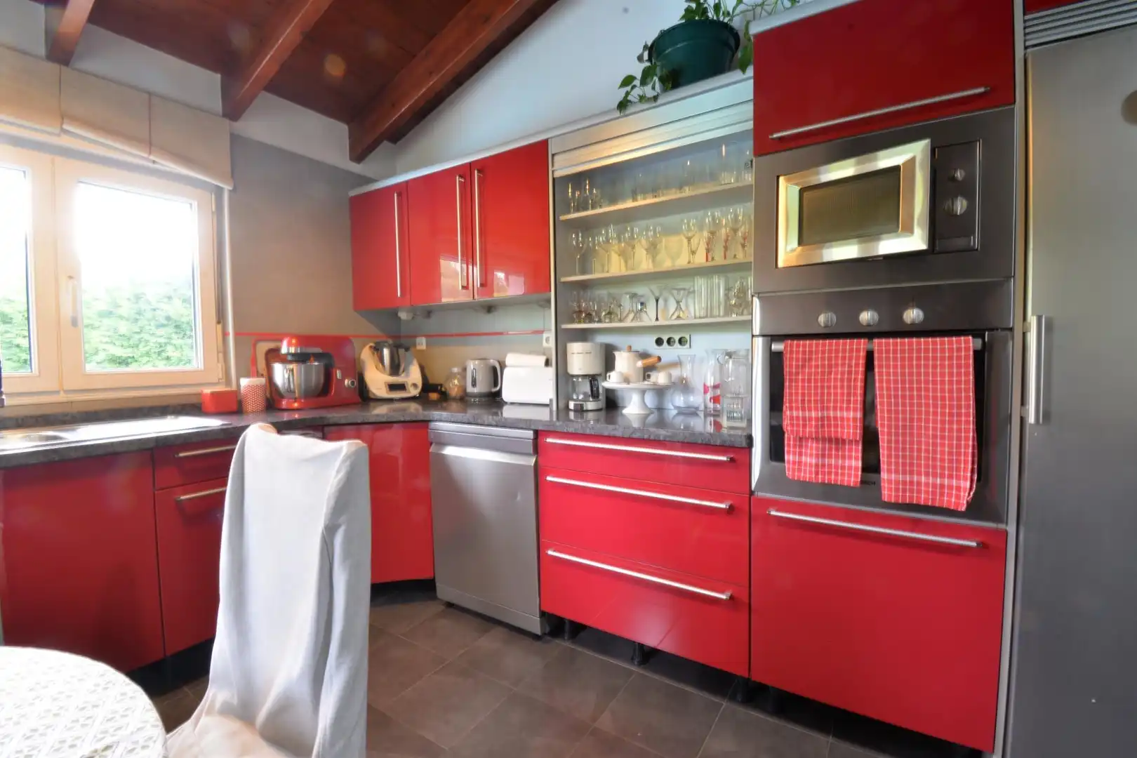 Cocina de Casa o chalet en venta en Langreo con Calefacción, Jardín privado y Terraza