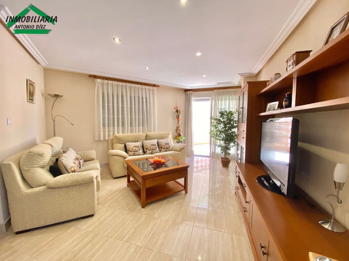 Sala d'estar de Casa o xalet en venda en Aspe amb Aire condicionat, Terrassa i Moblat