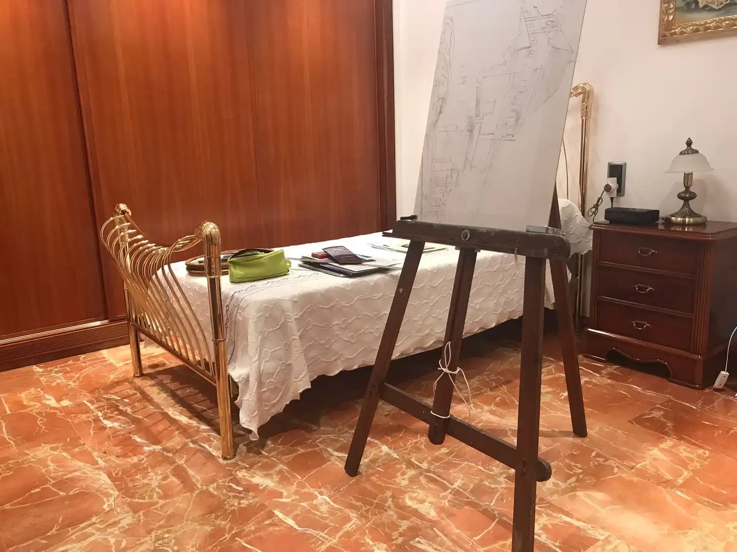 Schlafzimmer von Wohnung zum Verkauf in Sueca mit Ofen