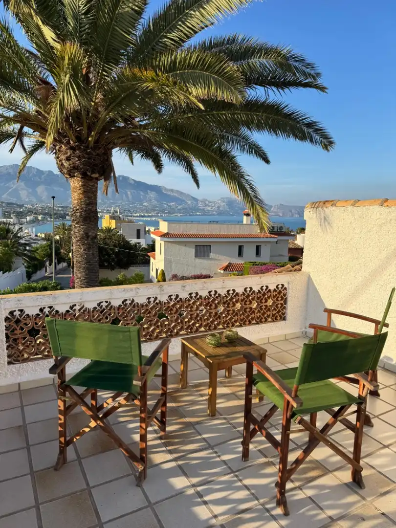 Terrasse von Haus oder Chalet zur Miete in L'Alfàs del Pi mit Klimaanlage, Heizung und Privatgarten