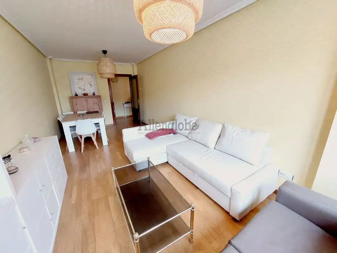 Sala de estar de Piso de alquiler en Oviedo  con Calefacción