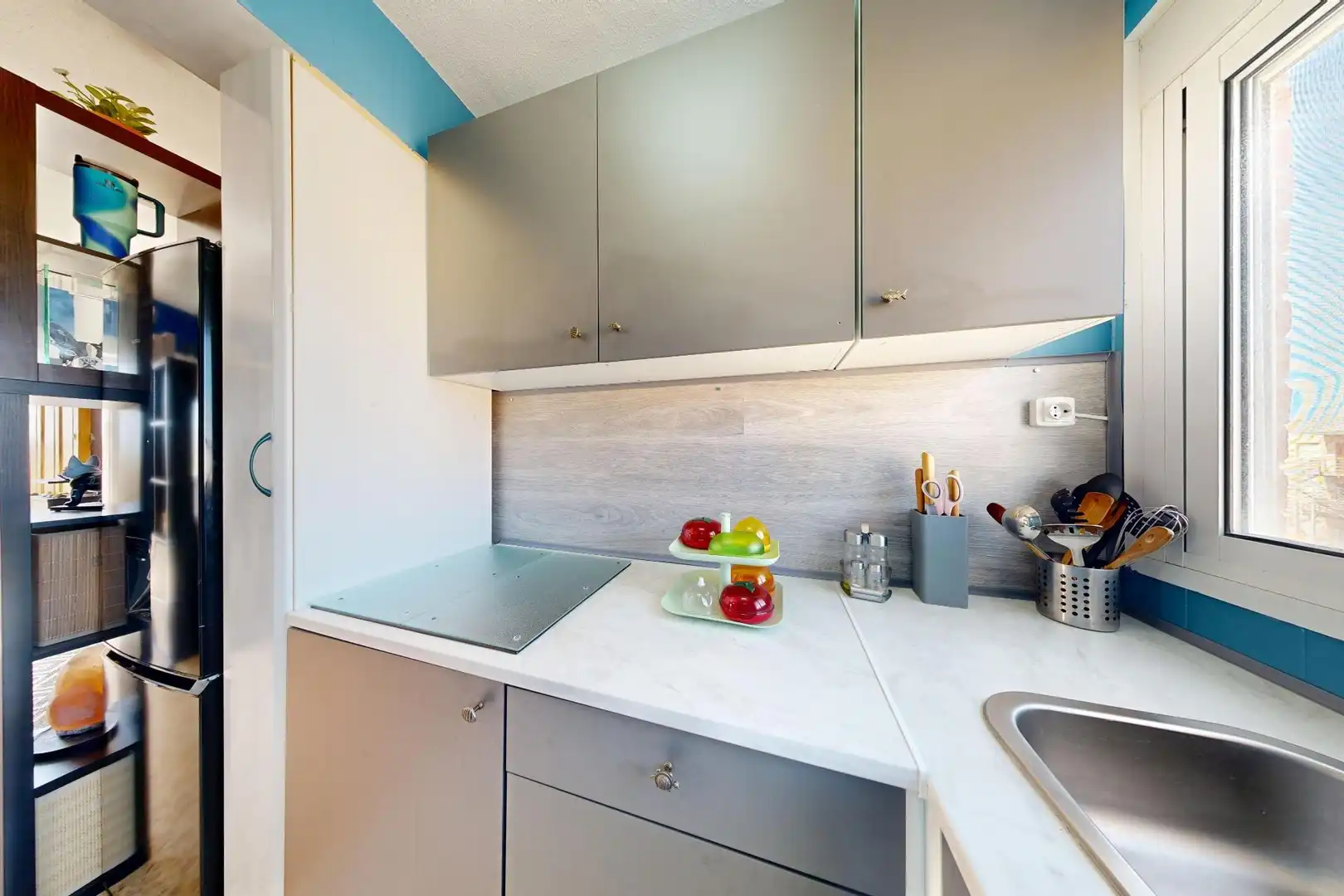 Cuina de Apartament en venda en Cartagena amb Aire condicionat, Terrassa i Balcó