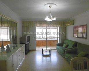 Living room of Flat to rent in  Almería Capital  with Air Conditioner and Furnished