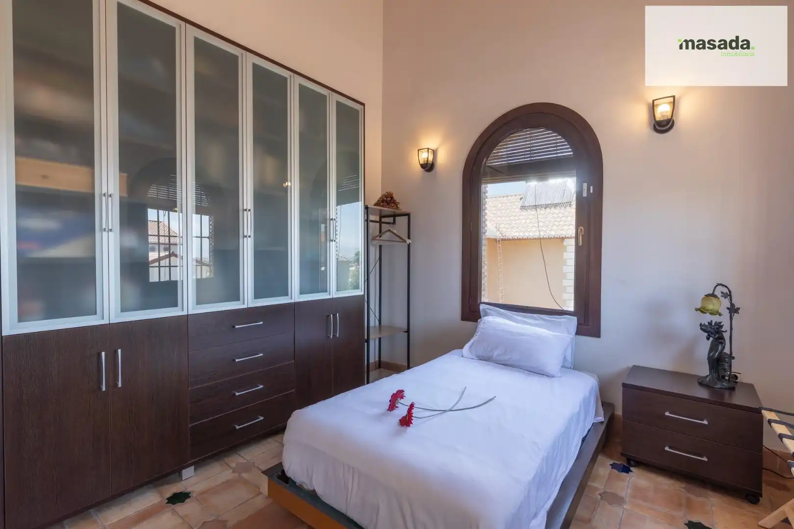 Bedroom of Houses for sale in Vegas del Genil  with Private garden, Swimming Pool and Alarm