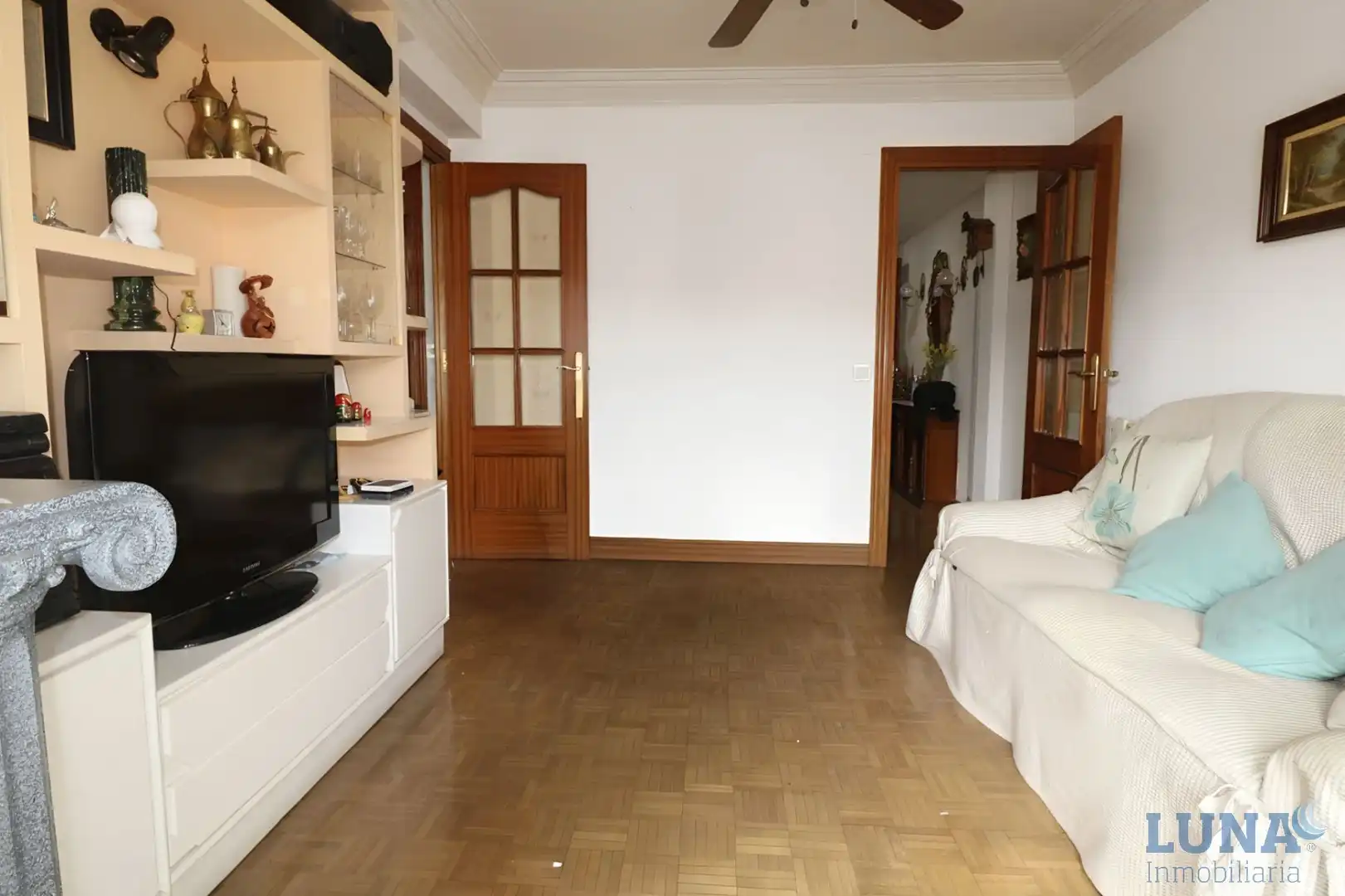 Sala de estar de Piso en venta en Getafe con Aire acondicionado, Calefacción y Parquet
