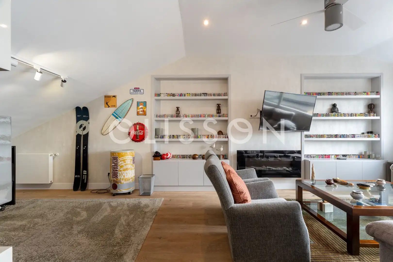 Sala d'estar de Casa o xalet en venda en La Moraleja amb Aire condicionat, Calefacció i Jardí privat