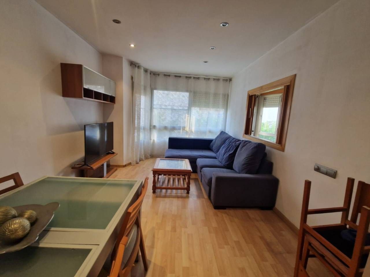 Sala d'estar de Pis en venda en Sant Carles de la Ràpita amb Aire condicionat, Parquet i Terrassa