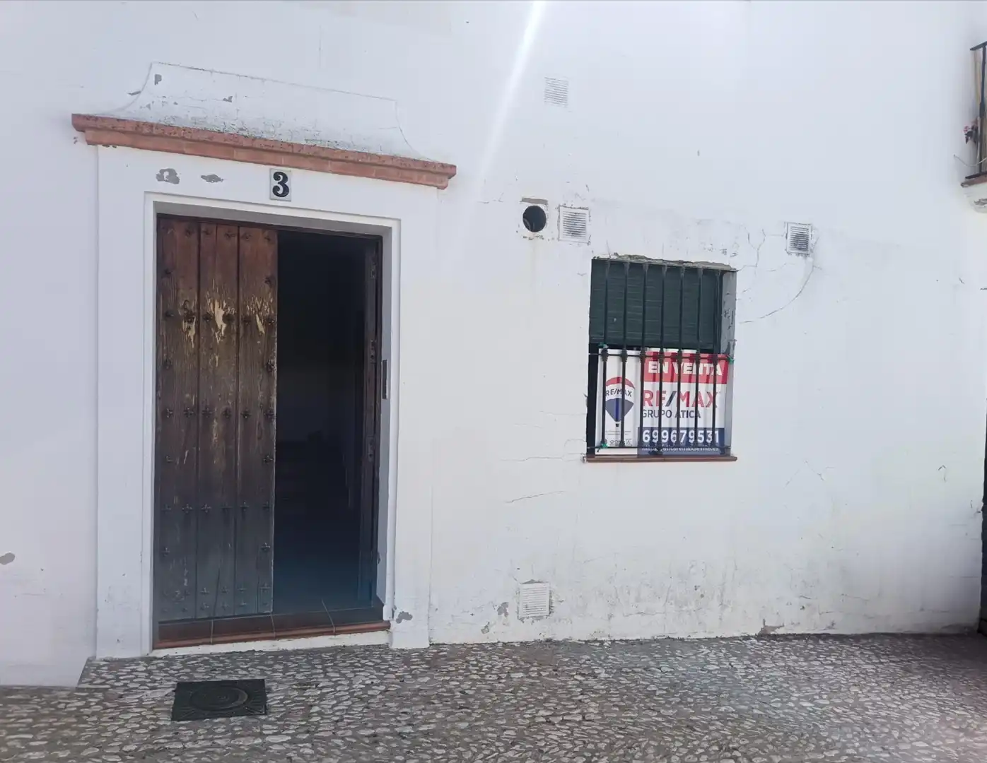 Vista exterior de Piso en venta en Aracena con Calefacción, Terraza y Amueblado