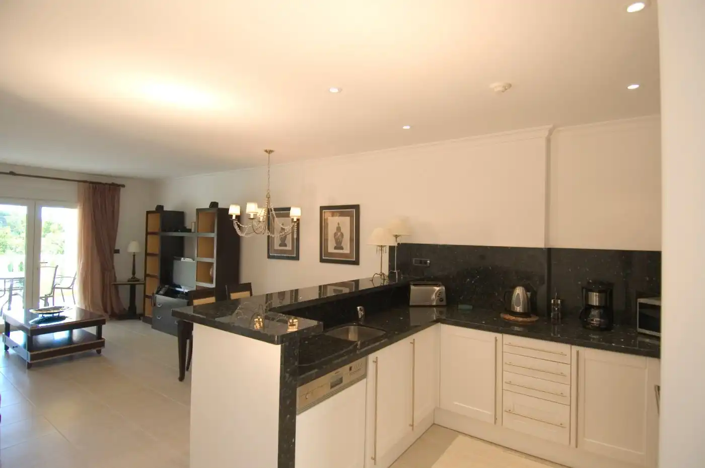 Cocina de Apartamento en venta en Benissa con Aire acondicionado, Calefacción y Jardín privado