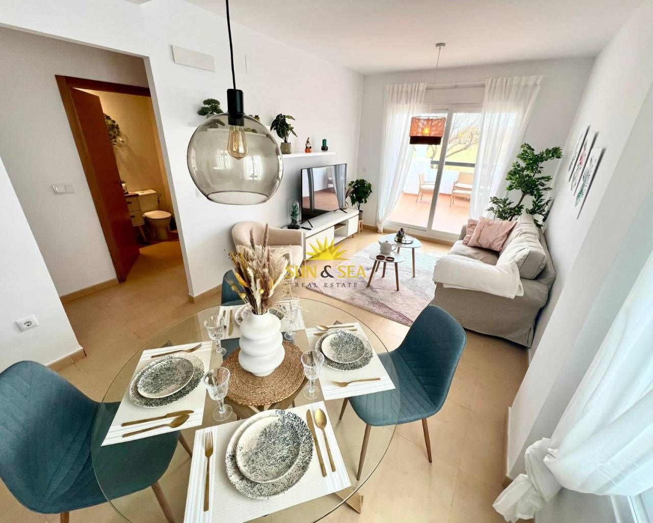 Living room of Apartment to rent in Torre-Pacheco  with Air Conditioner, Heating and Terrace