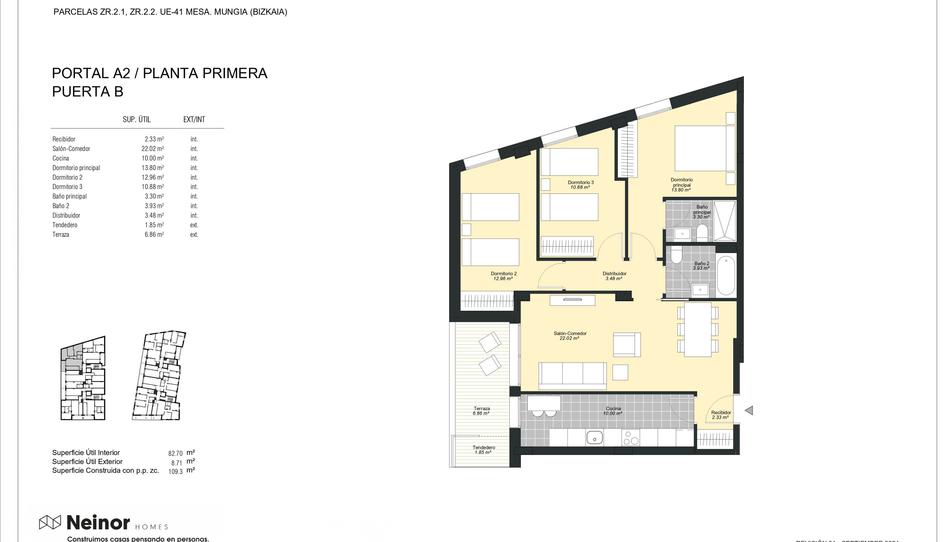Photo 1 from new construction home in Flat for sale in   Calle Lauxeta Olerkari, Mungia, Bizkaia