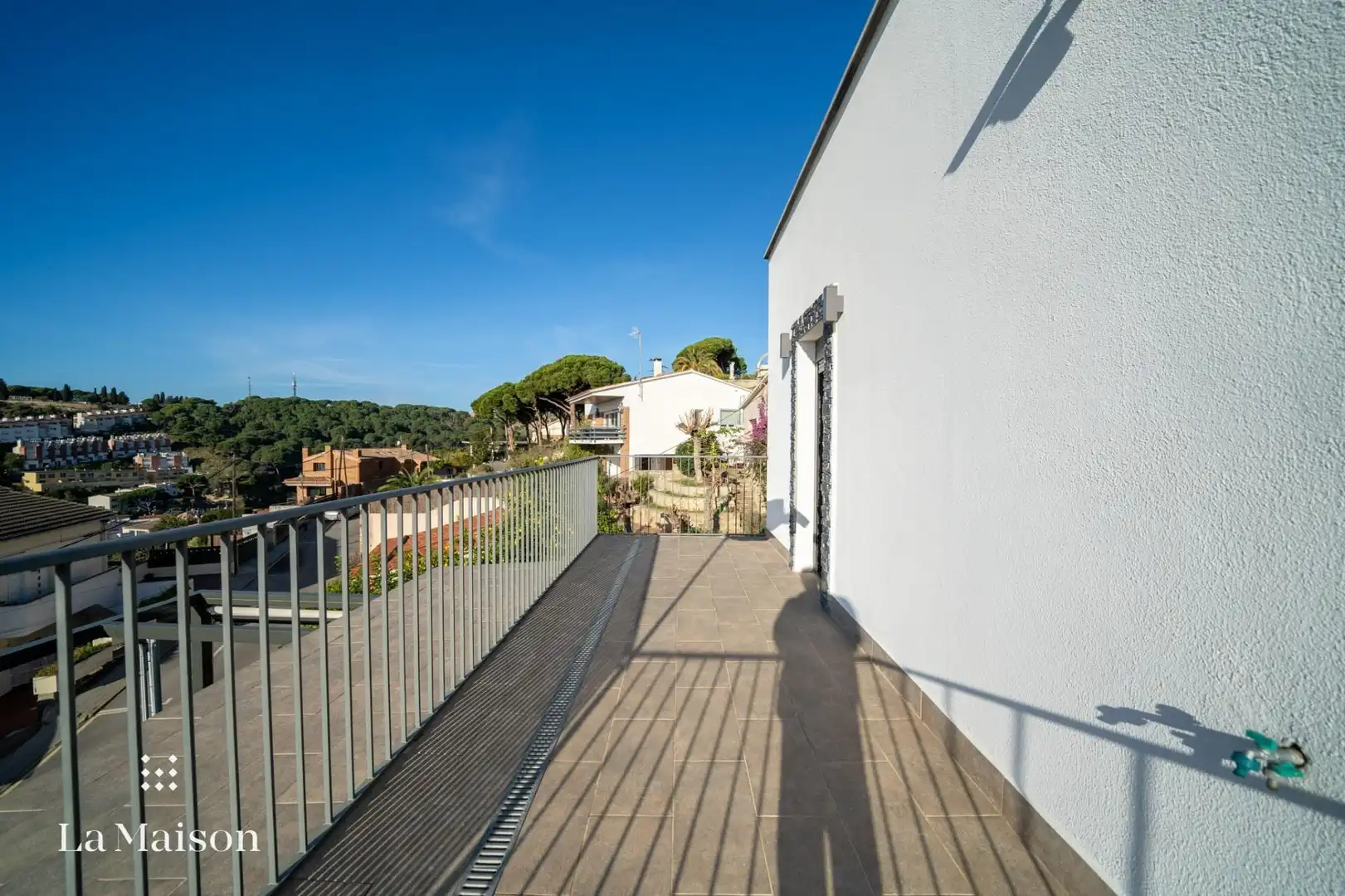 Terraza de Casa o chalet en venta en Caldes d'Estrac con Aire acondicionado, Calefacción y Jardín privado