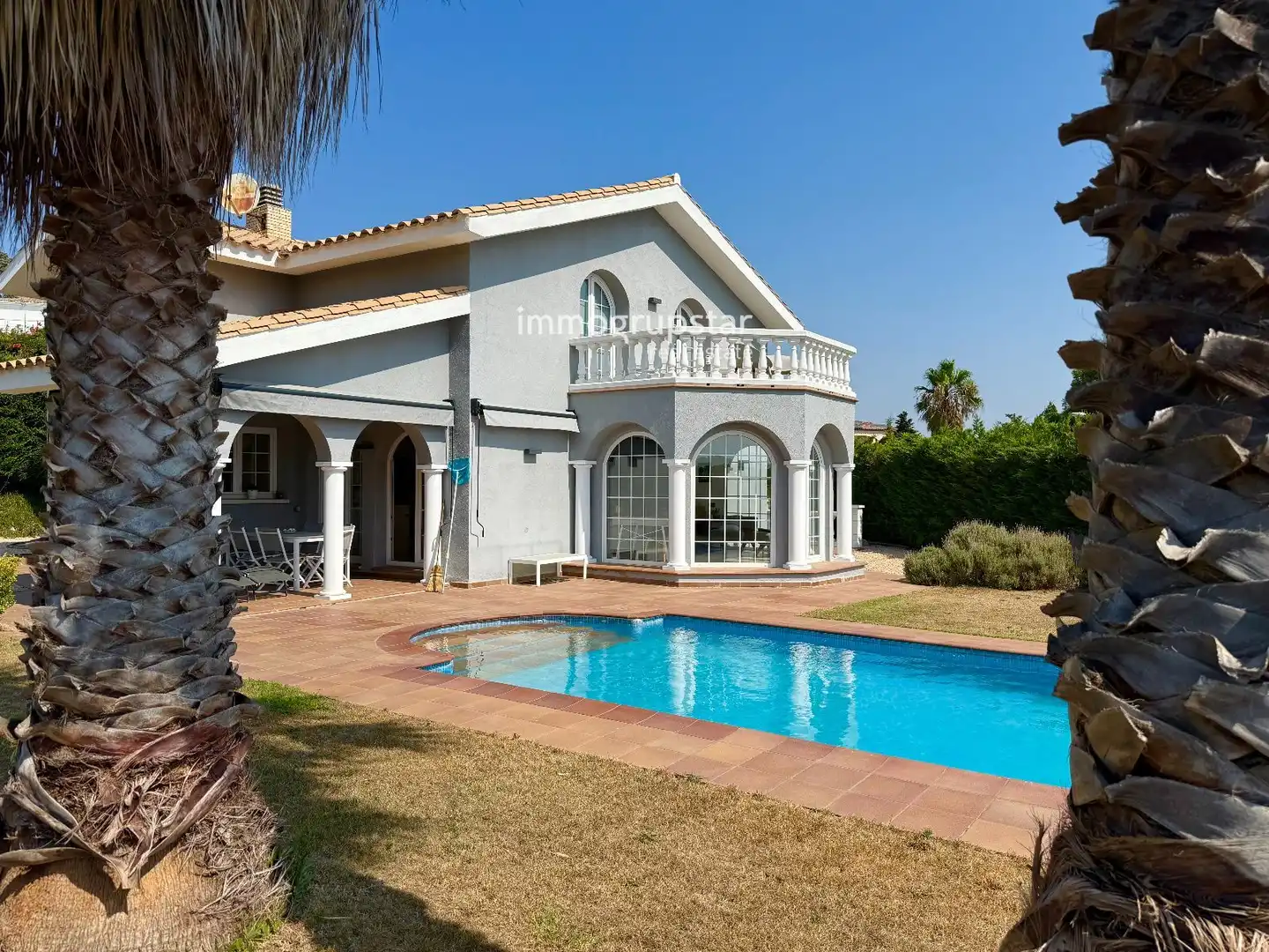 Vista exterior de Casa o chalet en venta en Calonge i Sant Antoni con Calefacción, Terraza y Piscina