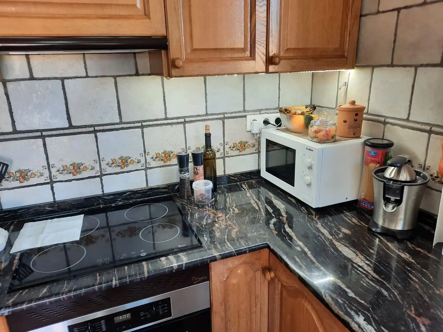 Cuina de Finca rústica en venda en Benidoleig amb Jardí privat, Terrassa i Piscina