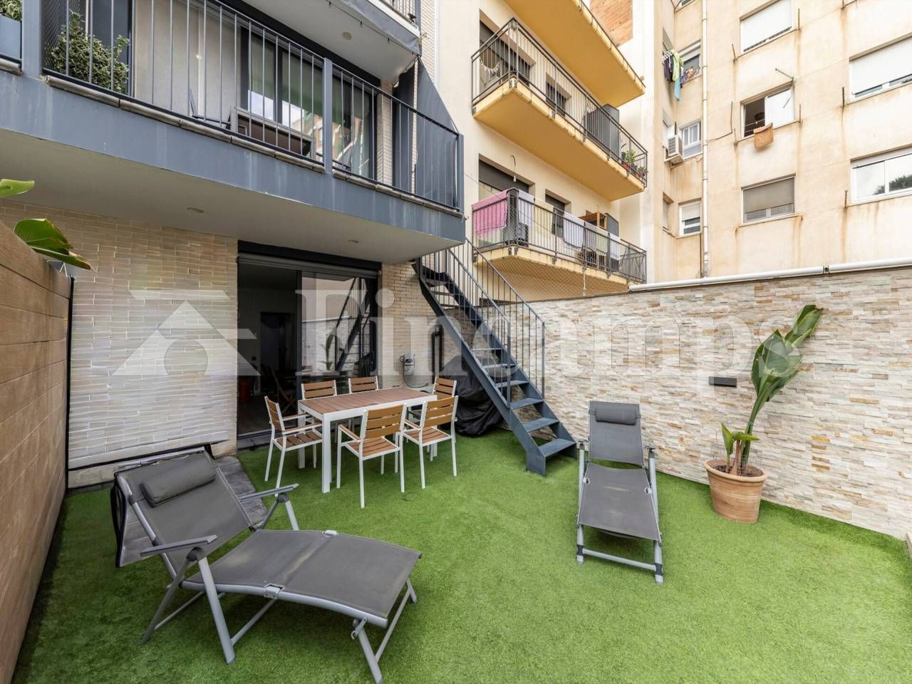 Terrace of Single-family semi-detached for sale in Sabadell  with Air Conditioner, Heating and Private garden