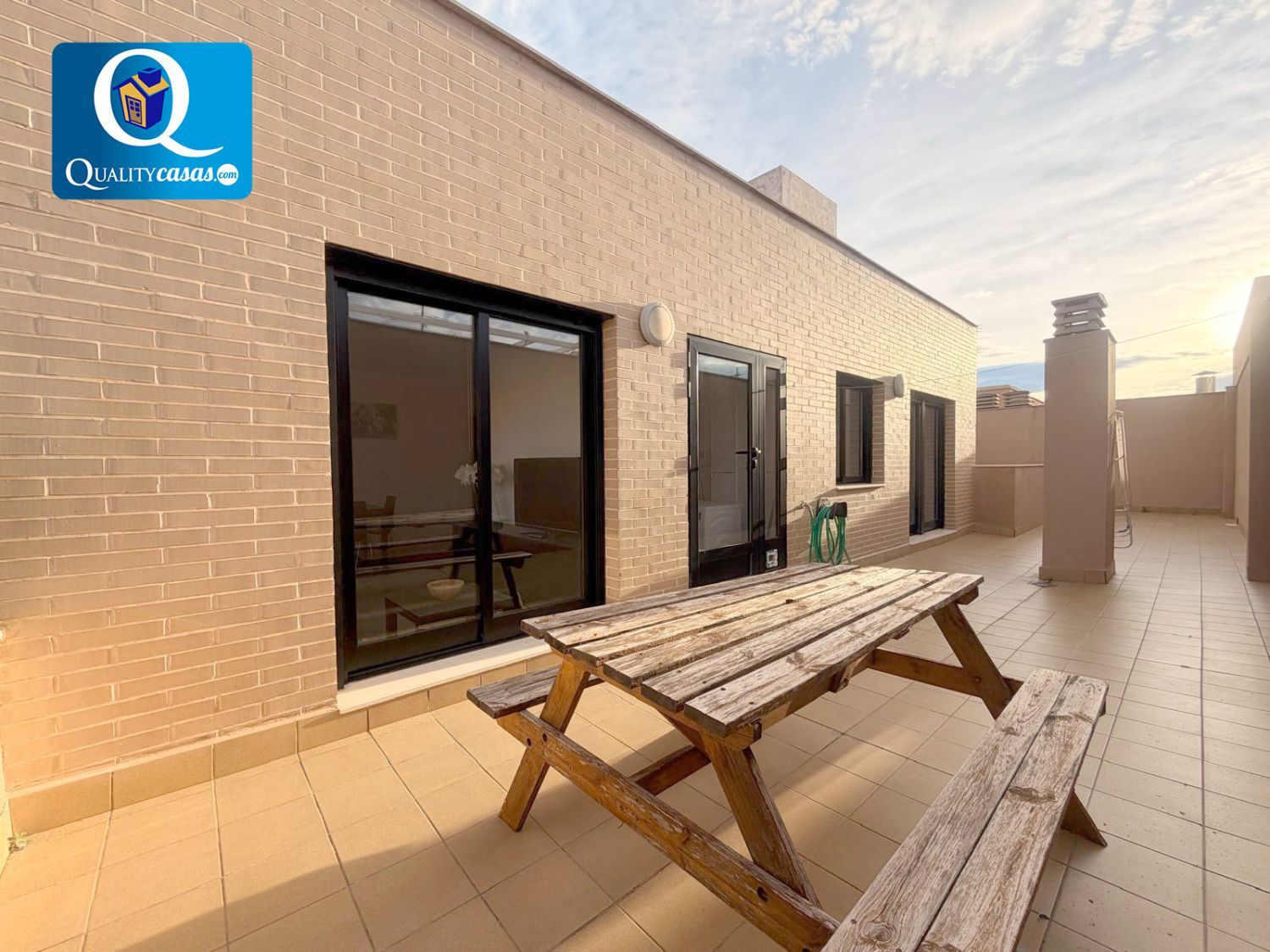 Terraza de Ático en venta en San Vicente del Raspeig / Sant Vicent del Raspeig con Aire acondicionado, Calefacción y Terraza