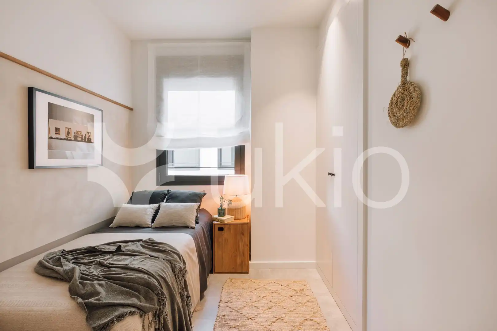 Habitación de Apartamento de alquiler en Barcelona con Aire acondicionado, Amueblado y Horno