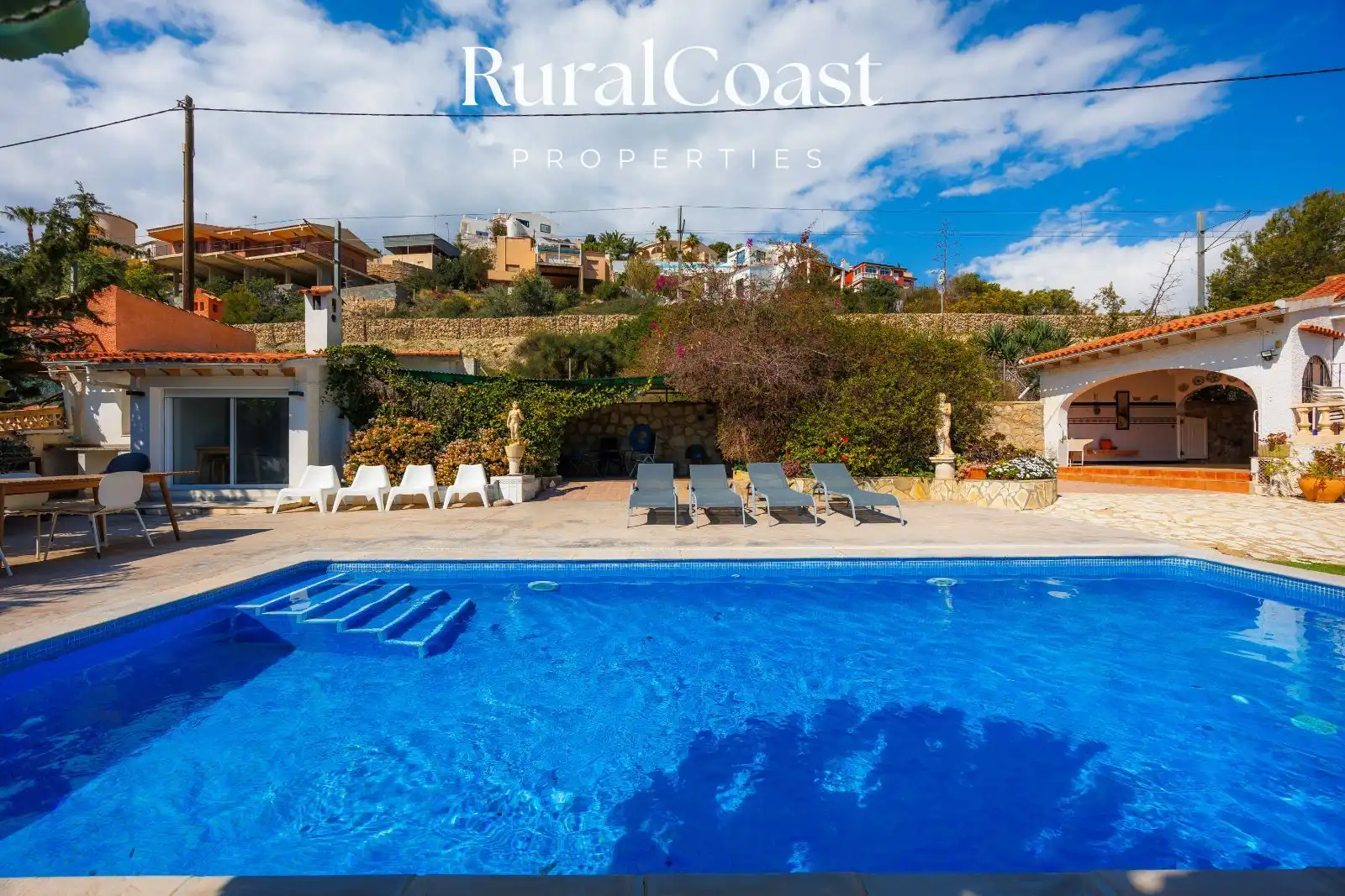 Exterior view of Detached homes for sale in El Campello  with Air Conditioner, Heating and Terrace