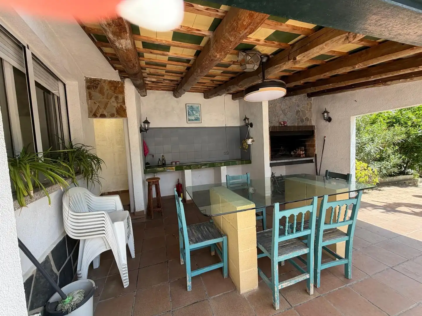 Terrassa de Casa o xalet en venda en Sant Jaume dels Domenys