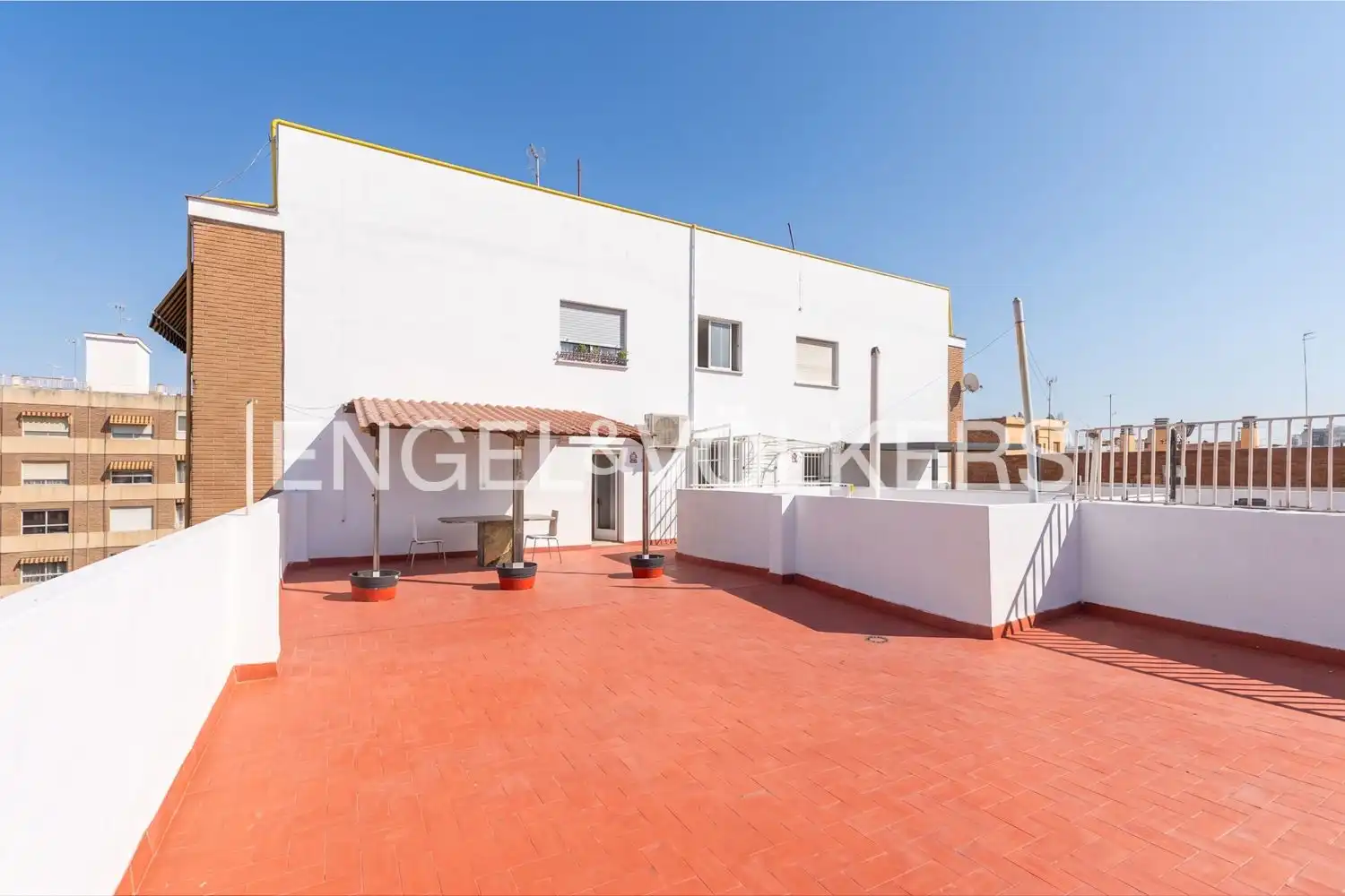Terrace of Attic for rent in Valencia  with Air Conditioner, Heating and Terrace