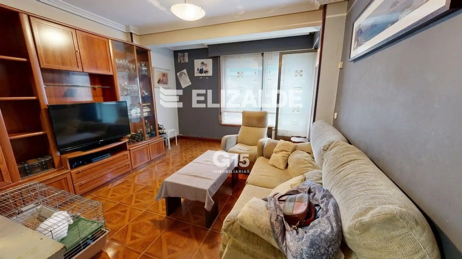 Sala de estar de Piso en venta en Donostia - San Sebastián  con Calefacción, Trastero y Balcón