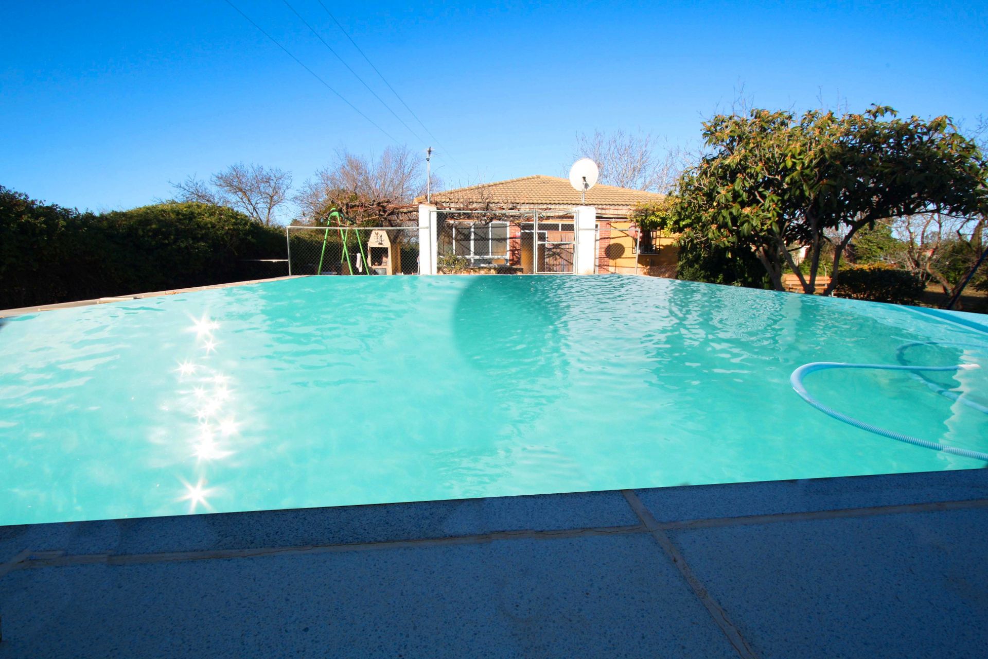 Swimming pool of House or chalet for sale in  Albacete Capital  with Private garden, Terrace and Storage room