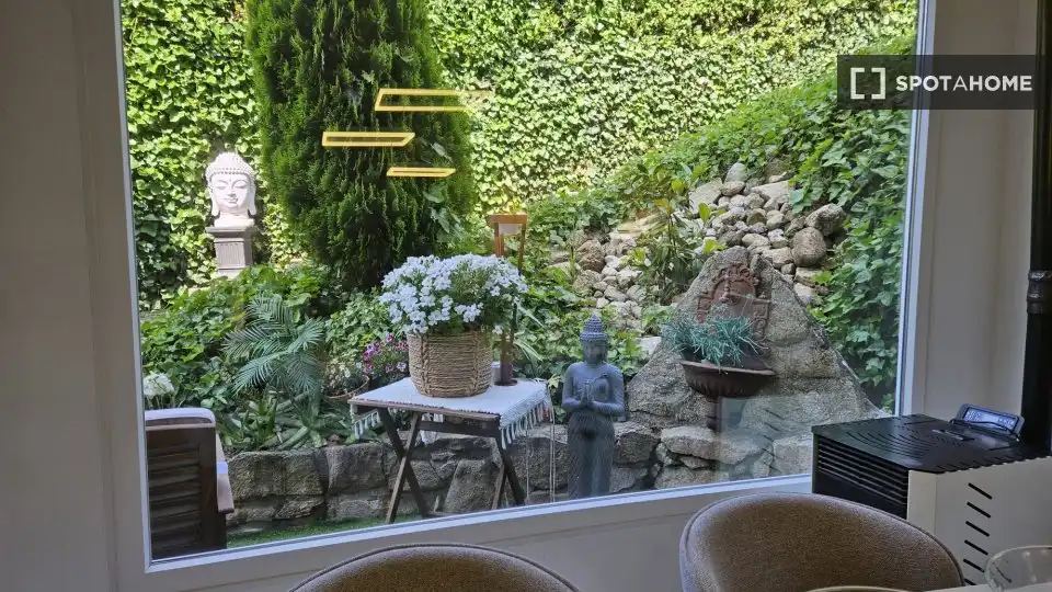 Terraza de Piso de alquiler en Torrelodones con Aire acondicionado, Calefacción y Amueblado