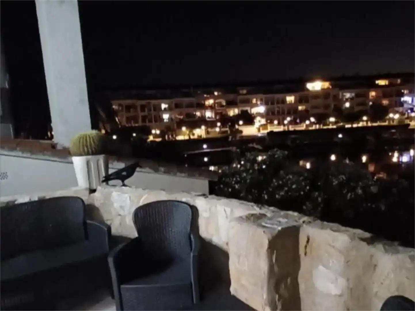 Terrasse von Maisonette zur Miete in Empuriabrava mit Klimaanlage und Balkon