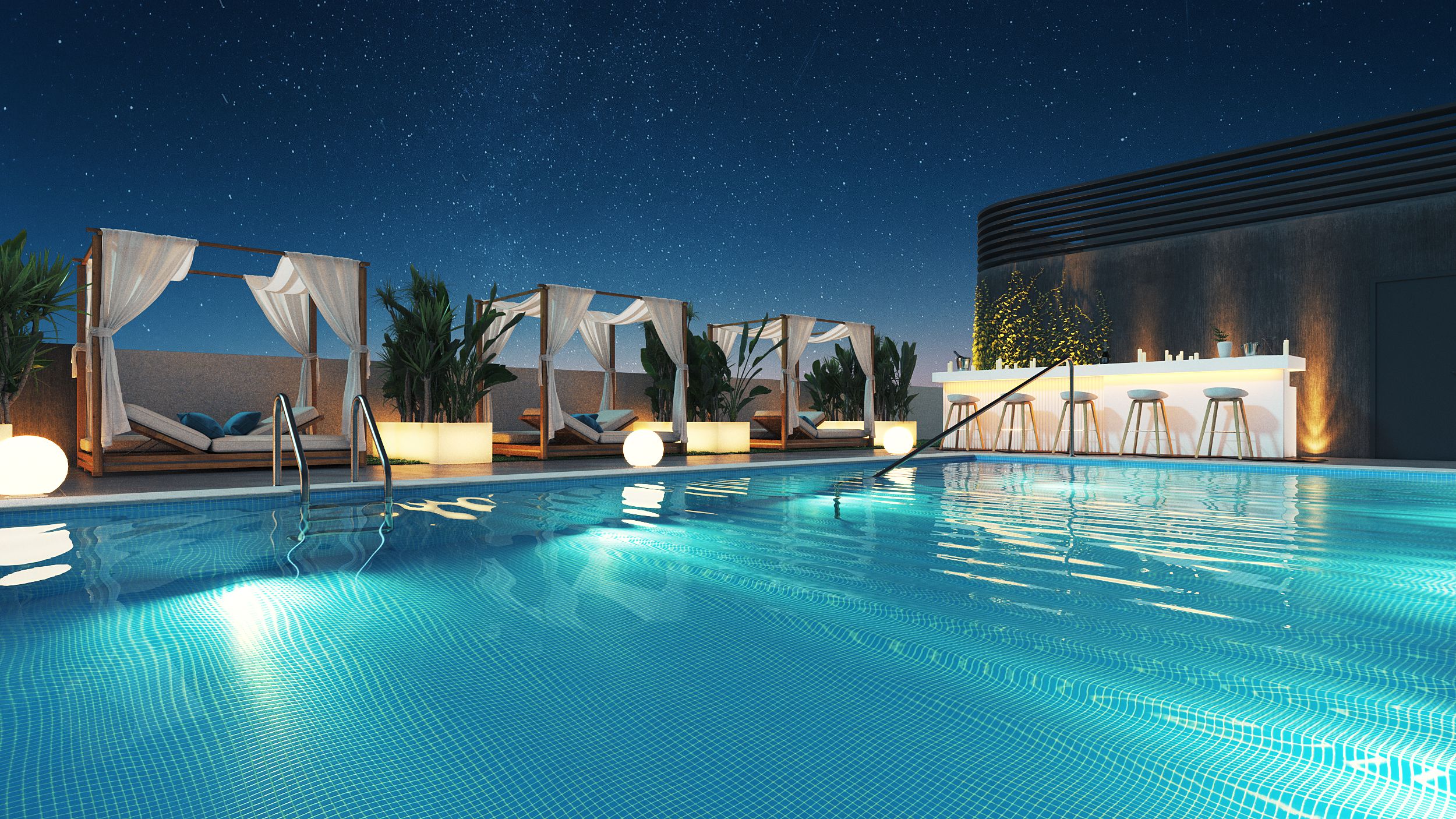 Piscina de Apartament en venda en Málaga Capital amb Piscina comunitària