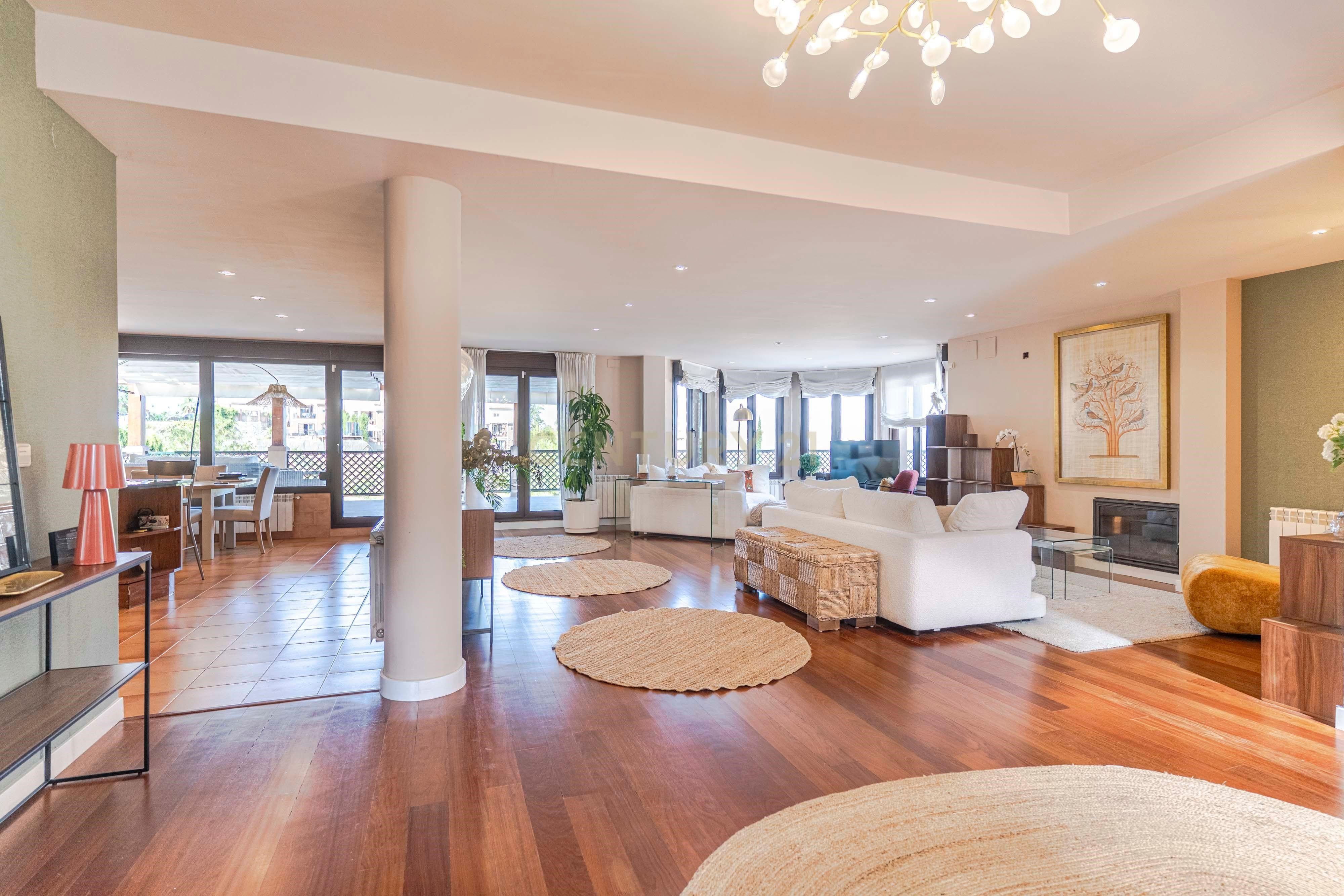 Living room of House or chalet for sale in Monachil  with Air Conditioner, Terrace and Swimming Pool