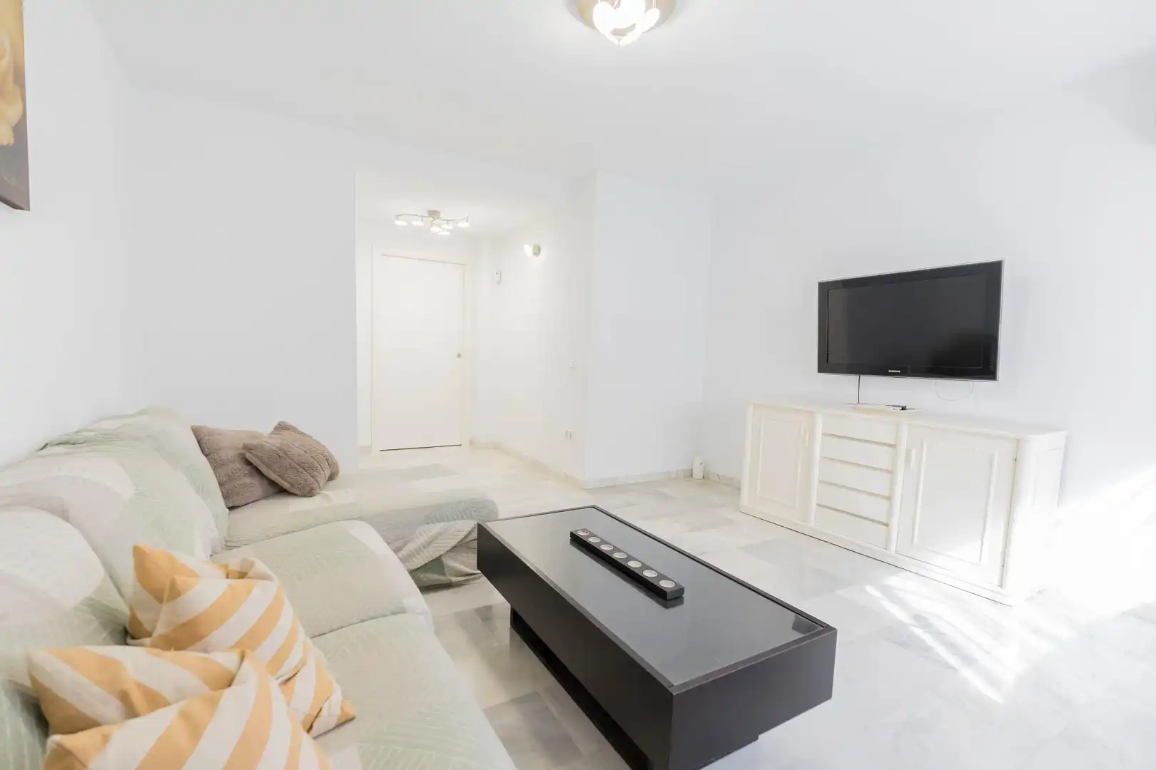 Sala de estar de Piso en venta en Mijas con Aire acondicionado y Calefacción