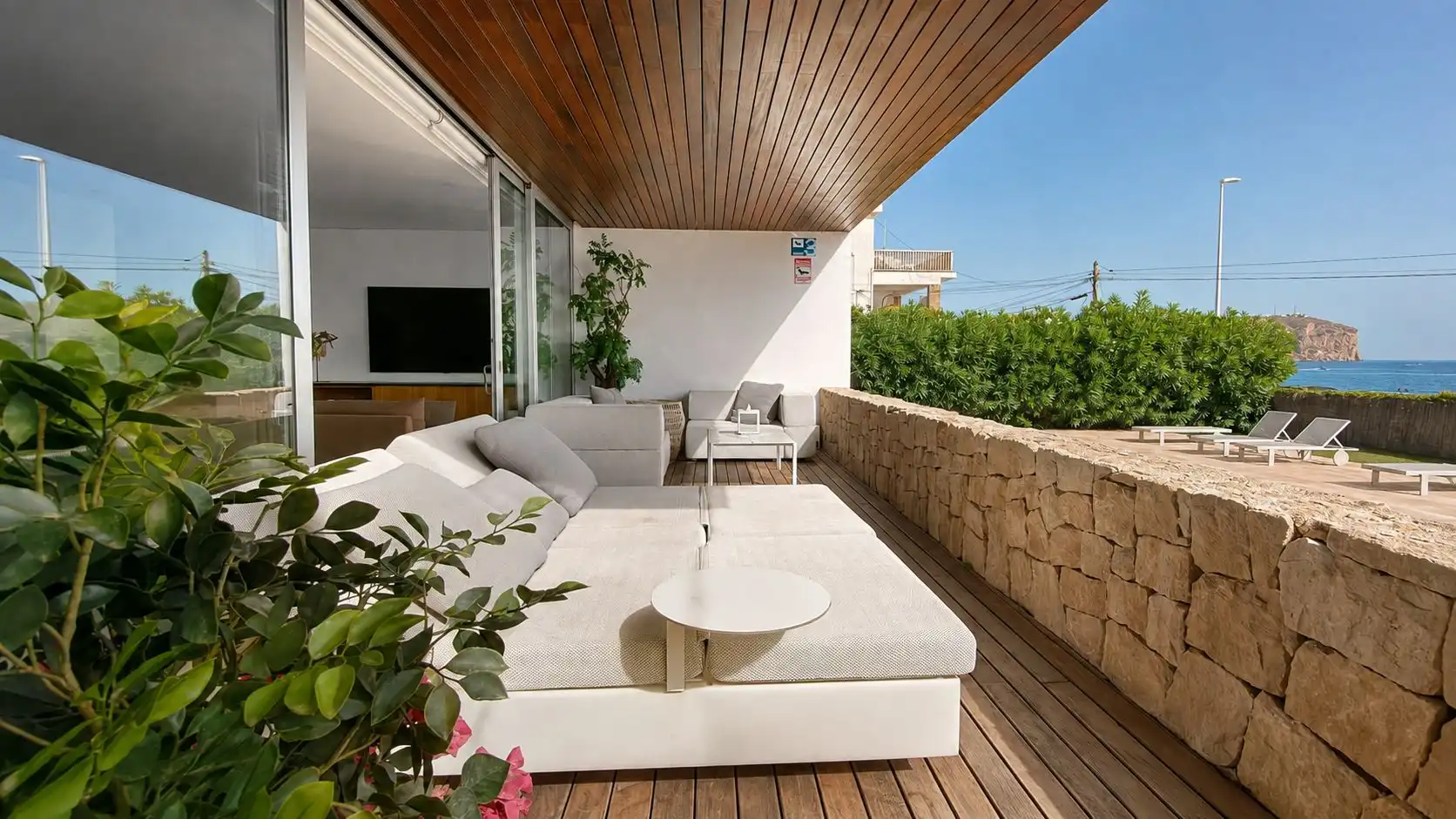 Terraza de Apartamento de alquiler en Jávea / Xàbia con Aire acondicionado, Calefacción y Terraza
