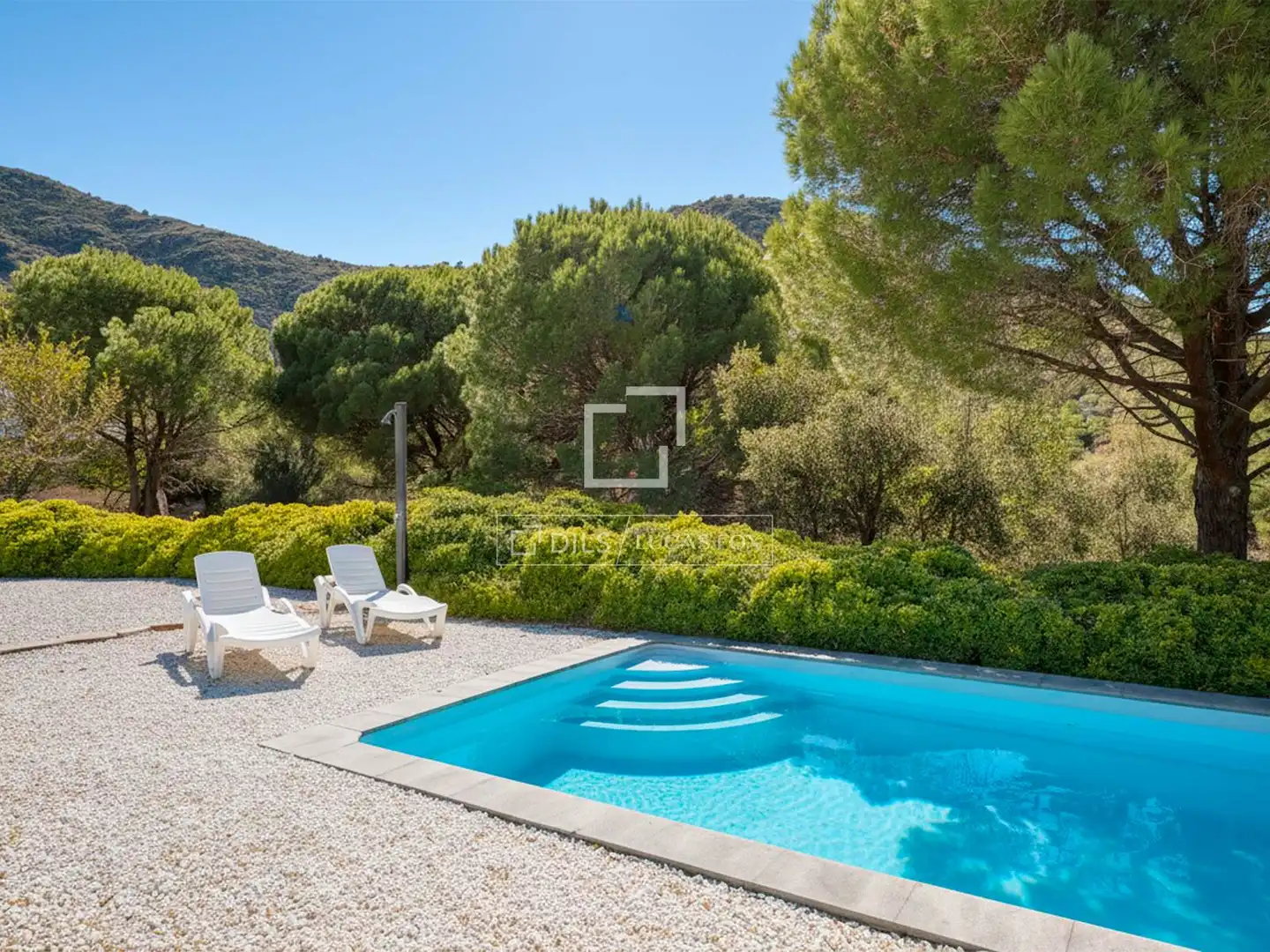 Schwimmbecken von Haus oder Chalet zum Verkauf in El Port de la Selva mit Heizung, Privatgarten und Terrasse