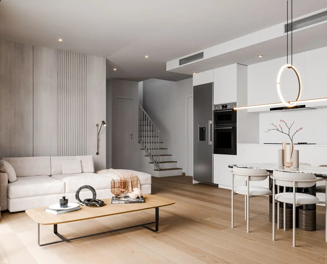 Sala de estar de Dúplex en venta en Granollers con Aire acondicionado, Calefacción y Parquet