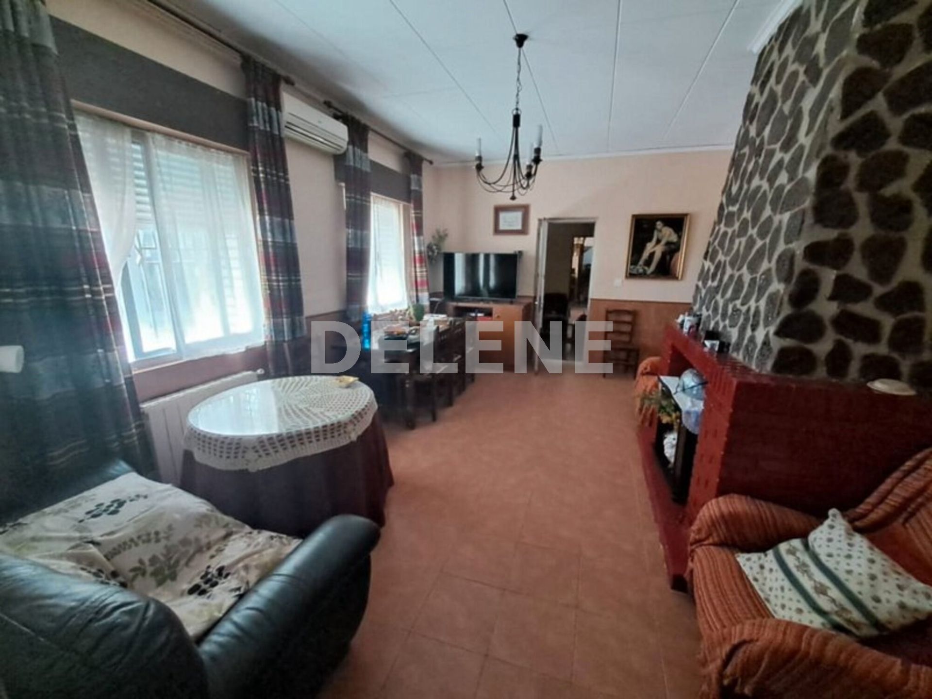 Sala de estar de Casa o chalet en venta en Pozohondo con Aire acondicionado, Calefacción y Trastero